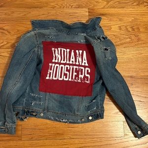 Indiana University Denim Game Day Jacket